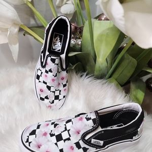 Vans Floral Checkered Old Skool SneakersSize6 new